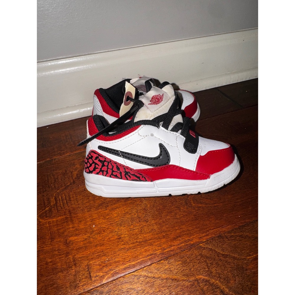 Jordan Legacy 312 Low Toddler Chicago Red White Black CD9056-106 Size 6C
